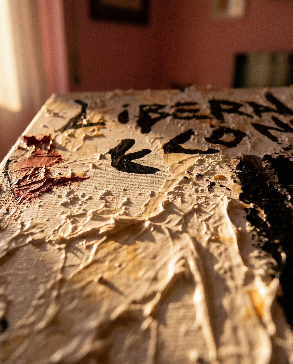 Detalle del relieve y la pincelada — Moralist CLACHECO
